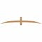 Ekena Millwork Bellingham Timber Gable Bracket, Western Red Cedar, 84"W x 14"H x 1 1/2"D x 3 1/2"F, 4/12 Pitch GBW084X14X0204BEL00SWR - alternate 1